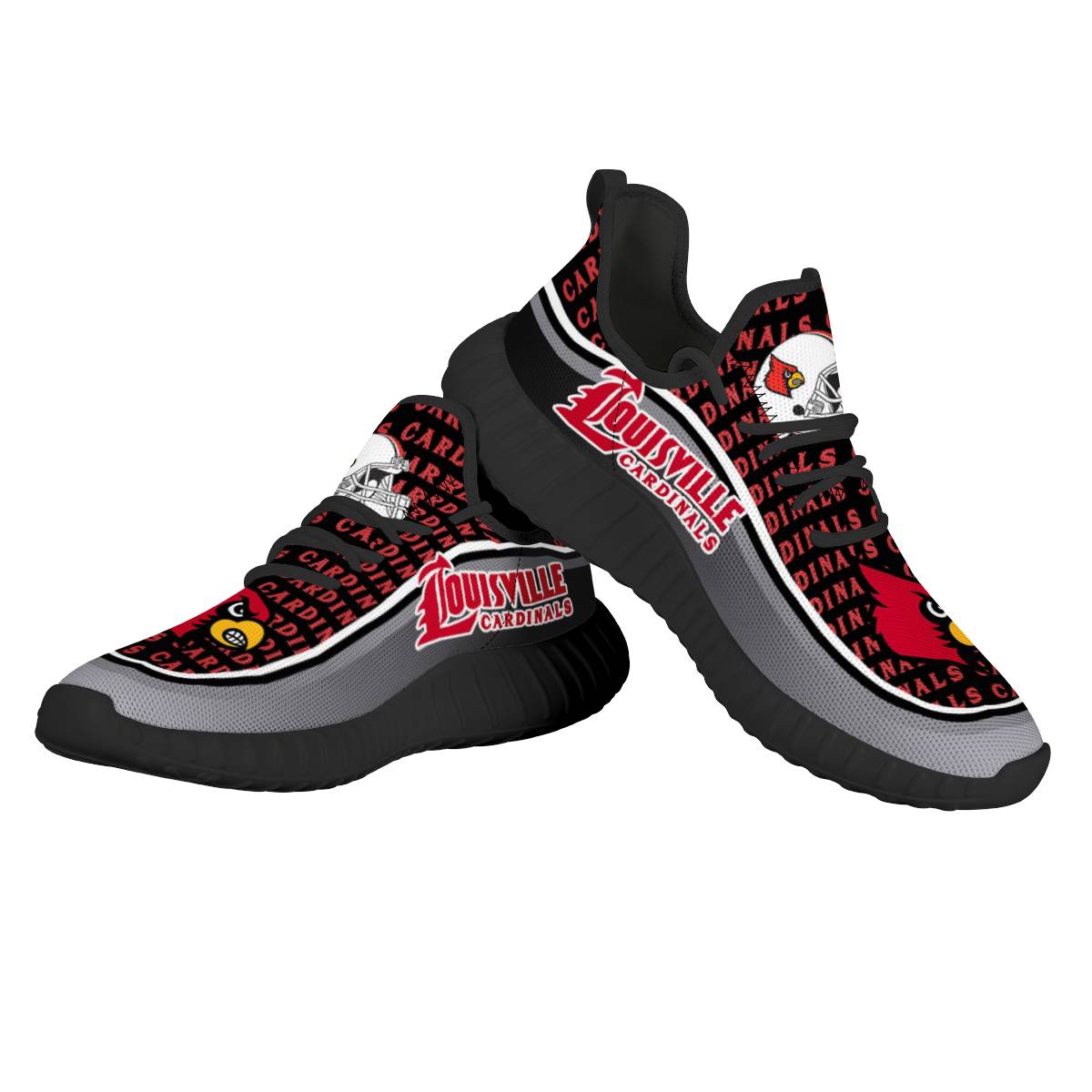 Men's Arizona Cardinals Mesh Knit Sneakers/Shoes 006
